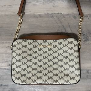 Michael Kors Logo Crossbody Bag, Like New